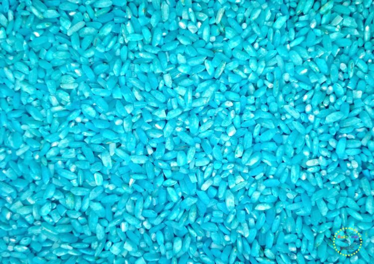Πώς να φτιάξετε θάλασσα με μπλε ρύζι